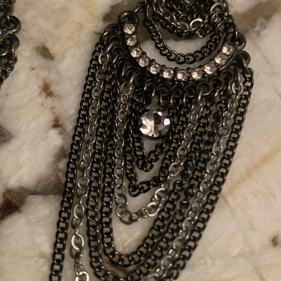 GUESS Black Stainless Steel Chandelier Earrings, 2007 - Picture 5 of 6